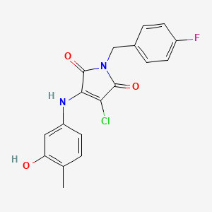 molecular formula C18H14ClFN2O3 B7759328 MFCD07189834 
