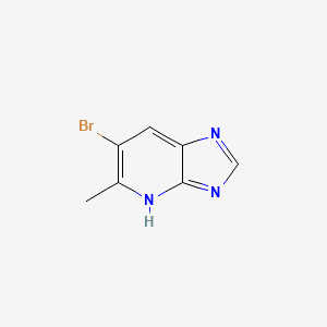 molecular formula C7H6BrN3 B7759399 6-bromo-5-methyl-4H-imidazo[4,5-b]pyridine 