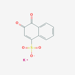 molecular formula C10H5KO5S B7759488 potassium;3,4-dioxonaphthalene-1-sulfonate 