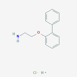 Hydron;2-(2-phenylphenoxy)ethanamine;chloride