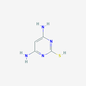 molecular formula C4H6N4S B7759887 4,6-diaminopyrimidine-2-thiol 