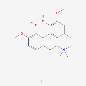 molecular formula C20H24INO4 B7759909 Magnoflorine;alpha-Magnoflorine;Thalictrine 