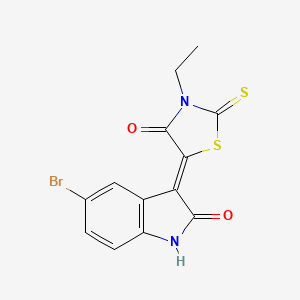 molecular formula C13H9BrN2O2S2 B7759925 CID 5516230 