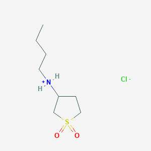 Butyl-(1,1-dioxothiolan-3-yl)azanium;chloride