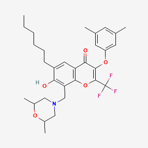 molecular formula C31H38F3NO5 B7759991 MFCD02348323 