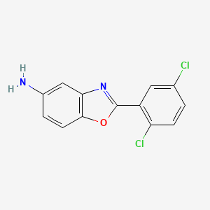 B7760278 2-(2,5-Dichlorophenyl)-1,3-benzoxazol-5-amine CAS No. 5250-07-7