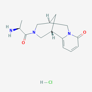 (1R,5S)-3-((S)-2-aminopropanoyl)-3,4,5,6-tetrahydro-1H-1,5-methanopyrido[1,2-a][1,5]diazocin-8(2H)-one hydrochloride