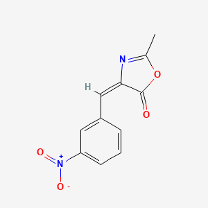 2-methyl-4-(3-nitrobenzylidene)oxazol-5(4H)-one