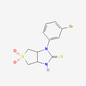 1-(3-bromophenyl)tetrahydro-1H-thieno[3,4-d]imidazole-2(3H)-thione 5,5-dioxide