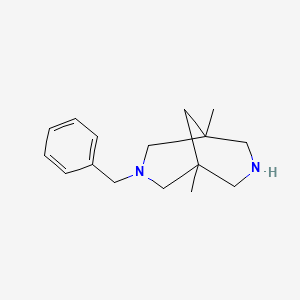 molecular formula C16H24N2 B7760434 3-Benzyl-1,5-dimethyl-3,7-diazabicyclo[3.3.1]nonane 