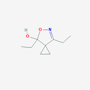 4,7-Diethyl-5-oxa-6-azaspiro[2.4]hept-6-en-4-ol