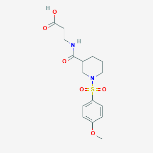 N-({1-[(4-methoxyphenyl)sulfonyl]piperidin-3-yl}carbonyl)-beta-alanine