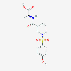 N-({1-[(4-methoxyphenyl)sulfonyl]piperidin-3-yl}carbonyl)-L-alanine