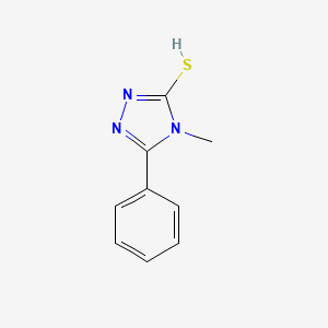 molecular formula C9H9N3S B7760719 4-methyl-5-phenyl-1,2,4-triazole-3-thiol 
