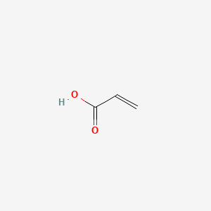 molecular formula C3H4O2<br>CH2CHCOOH<br>C3H4O2<br>CH2=CHCOOH B7760963 Acrylic acid CAS No. 1204391-75-2