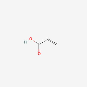 molecular formula CH2CHCOOH<br>C3H4O2<br>CH2=CHCOOH<br>C3H4O2 B7760963 Acrylic acid CAS No. 1204391-75-2