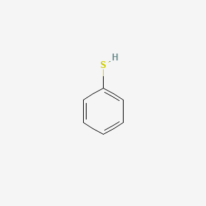 molecular formula C6H6S<br>C6H6S<br>C6H5SH B7761014 Benzenethiol CAS No. 16528-57-7