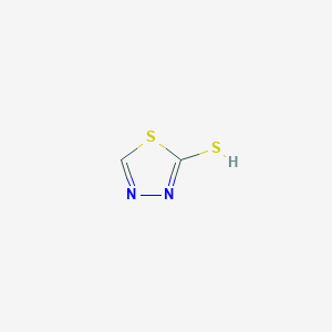 molecular formula C2H2N2S2 B7761032 1,3,4-thiadiazole-2-thiol 