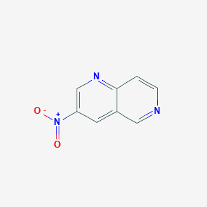 molecular formula C8H5N3O2 B077611 3-Nitro-1,6-naphthyridine CAS No. 13221-70-0