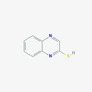 molecular formula C8H6N2S B7761206 quinoxaline-2-thiol 