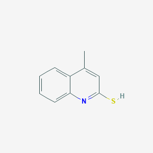 molecular formula C10H9NS B7761330 4-methylquinoline-2-thiol 