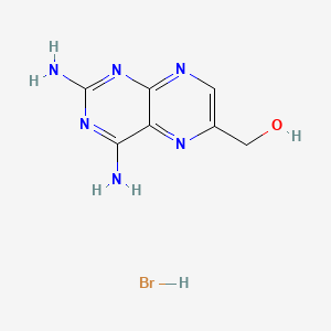 molecular formula C7H9BrN6O B7761392 (2,4-diaminopteridin-6-yl)methanol Hydrobromide CAS No. 76145-91-0