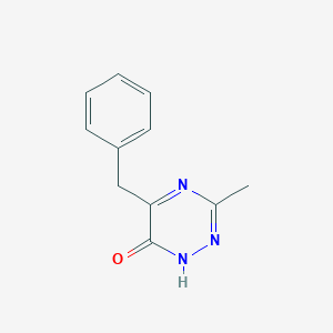 molecular formula C11H11N3O B077614 5-benzyl-3-methyl-1,2,4-triazin-6(1H)-one CAS No. 15150-71-7