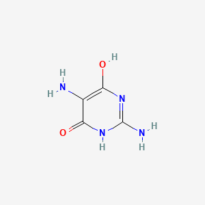 molecular formula C4H6N4O2 B7761411 2,5-Diamino-4,6-dihydroxypyrimidine CAS No. 527-57-1