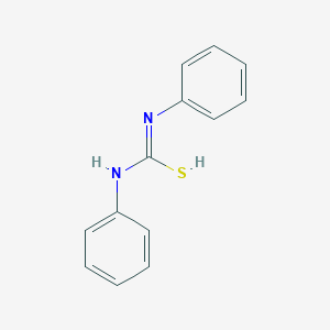 molecular formula C13H12N2S B7762234 N,N'-diphenylcarbamimidothioic acid 