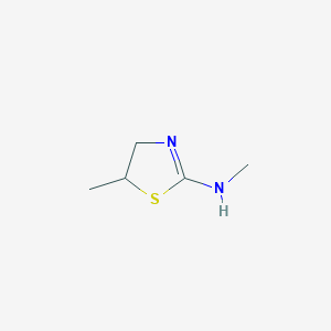 molecular formula C5H10N2S B7762356 N,5-dimethyl-4,5-dihydro-1,3-thiazol-2-amine 
