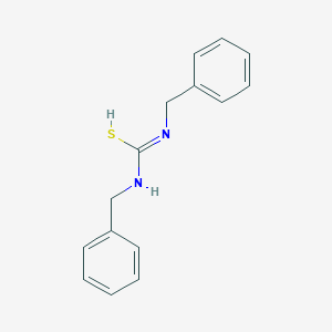 molecular formula C15H16N2S B7762479 N,N'-dibenzylcarbamimidothioic acid 
