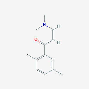 (2Z)-3-(dimethylamino)-1-(2,5-dimethylphenyl)prop-2-en-1-one