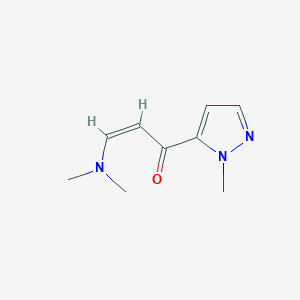 (Z)-3-(dimethylamino)-1-(2-methylpyrazol-3-yl)prop-2-en-1-one