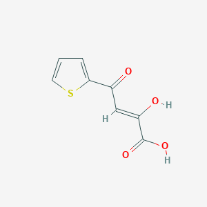 molecular formula C8H6O4S B7762632 2-Hydroxy-4-oxo-4-(thiophen-2-yl)but-2-enoic acid 