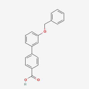 molecular formula C20H16O3 B7763028 3'-(Benzyloxy)[1,1'-biphenyl]-4-carboxylic acid CAS No. 122294-08-0