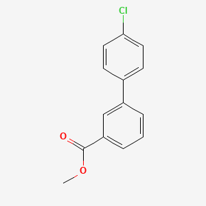 molecular formula C14H11ClO2 B7763145 Methyl 4'-chloro[1,1'-biphenyl]-3-carboxylate 