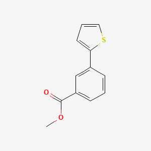 molecular formula C12H10O2S B7763153 Methyl 3-(2-thienyl)benzoate CAS No. 17595-85-6
