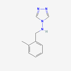 molecular formula C10H12N4 B7763588 N-(2-Methylbenzyl)-4H-1,2,4-triazol-4-amine 