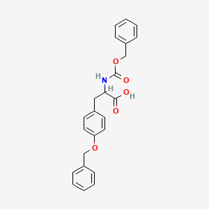 molecular formula C24H23NO5 B7763685 Z-D-Tyr(Bzl)-OH 