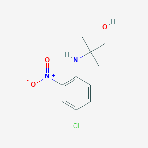 2-[(4-Chloro-2-nitrophenyl)amino]-2-methylpropan-1-ol