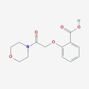 2-[2-(morpholin-4-yl)-2-oxoethoxy]benzoic acid, AldrichCPR