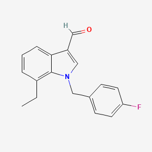 7-ethyl-1-(4-fluorobenzyl)-1H-indole-3-carbaldehyde