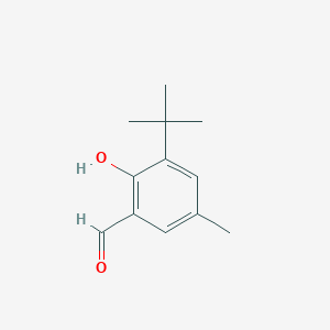 molecular formula C12H16O2 B7763812 3-Tert-butyl-2-hydroxy-5-methylbenzaldehyde CAS No. 41715-31-5