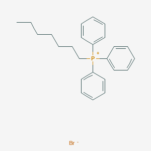 molecular formula C25H30BrP B077639 Heptyltriphenylphosphonium bromide CAS No. 13423-48-8