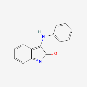 molecular formula C14H10N2O B7764060 3-anilinoindol-2-one 