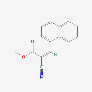 molecular formula C15H11NO2 B7764172 methyl (2Z)-2-cyano-3-(naphthalen-1-yl)prop-2-enoate 