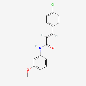 molecular formula C16H14ClNO2 B7764232 SB-366791 CAS No. 1649486-65-6