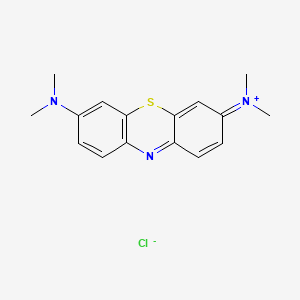 molecular formula C16H18N3S.Cl<br>C16H18ClN3S B7764264 Methylene Blue CAS No. 97130-83-1