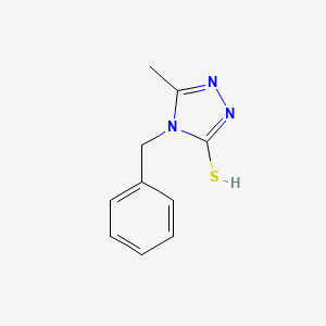 molecular formula C10H11N3S B7764446 4-benzyl-5-methyl-1,2,4-triazole-3-thiol 