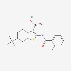 molecular formula C21H25NO3S B7764452 C21H25NO3S 